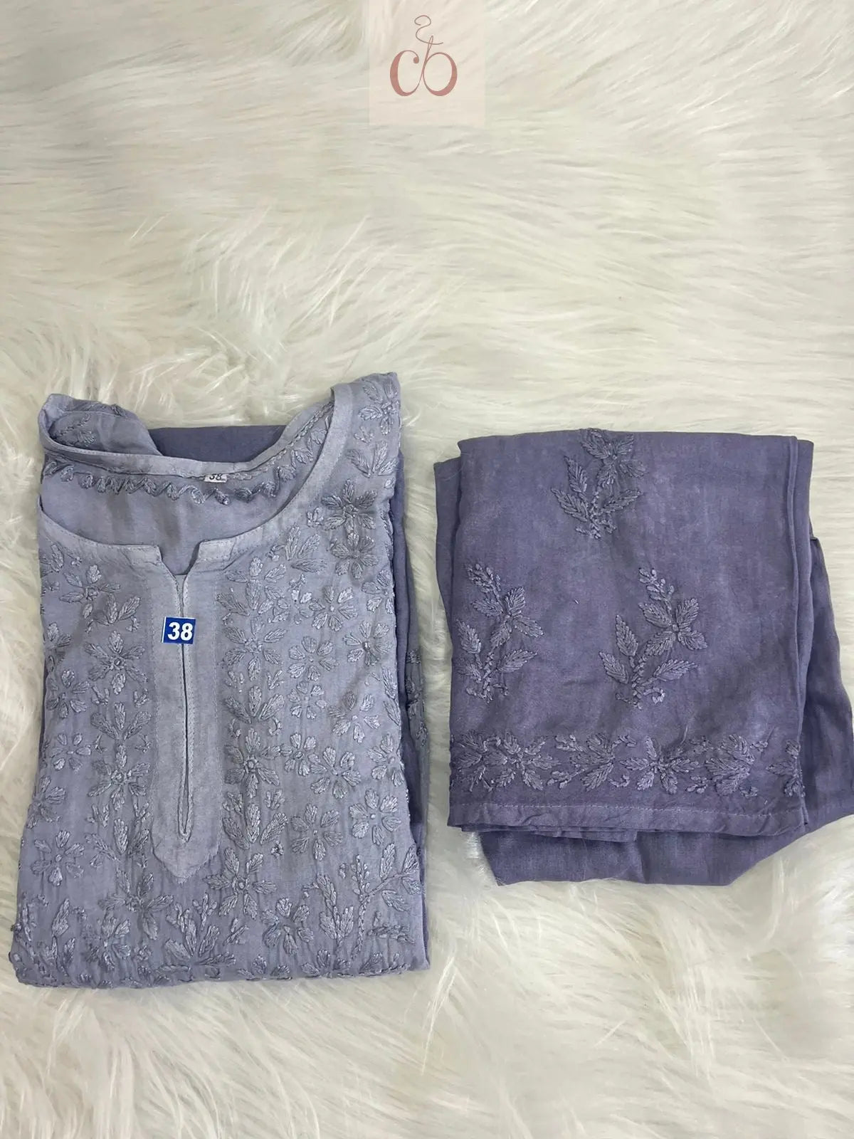 Premium Soft Rayon Buta Co ord set - chikankariofficial