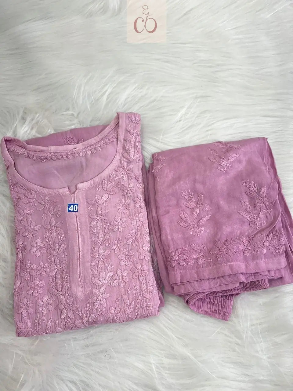 Premium Soft Rayon Buta Co ord set - chikankariofficial