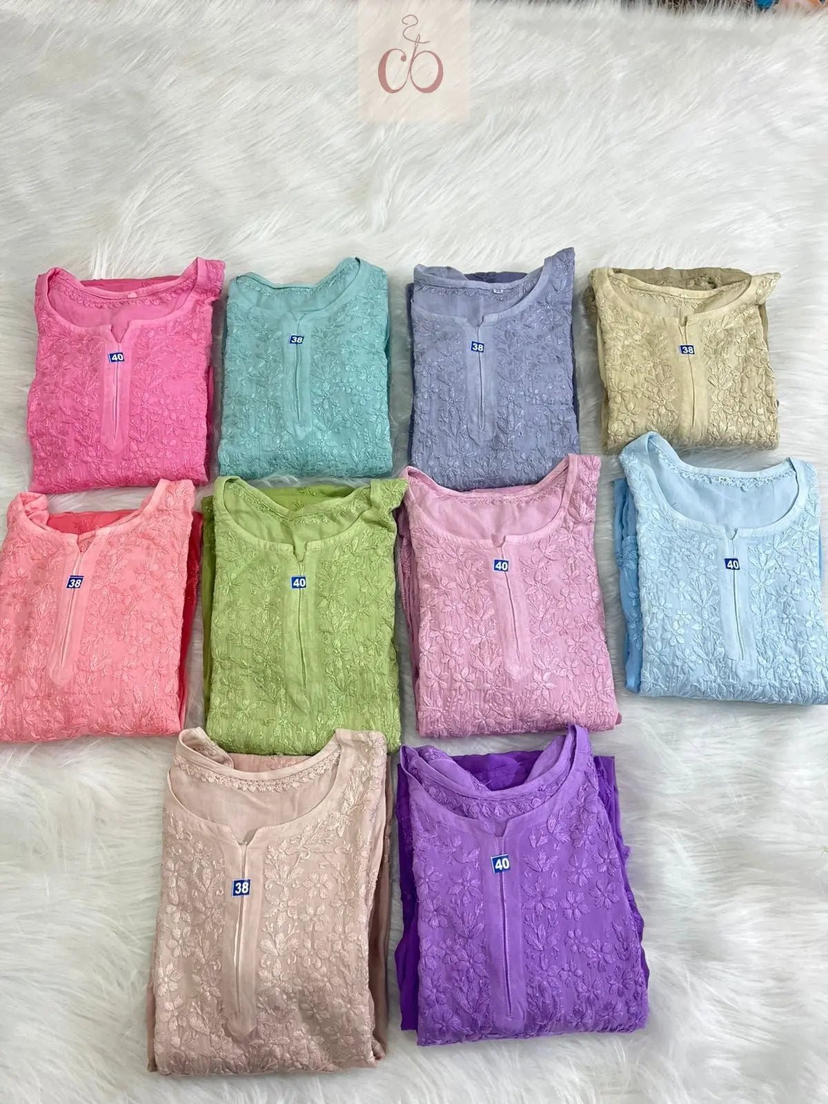 Premium Soft Rayon Buta Co ord set - chikankariofficial