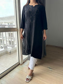 Premium Soft Rayon Muqaish kurti Santoshi Special - chikankariofficial