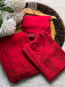 Premium Viscose Dyeable Sharara Pair - chikankariofficial