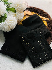 Premium Viscose Dyeable Sharara Pair - chikankariofficial