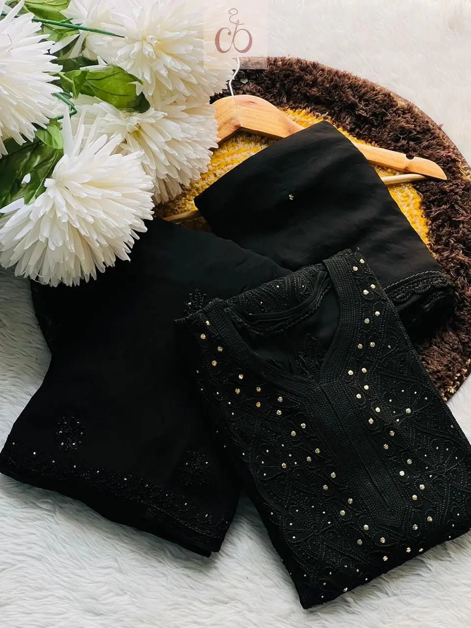 Premium Viscose Dyeable Sharara Pair - chikankariofficial