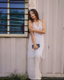 Premium Viscose Sleveless Short Kurti - chikankariofficial