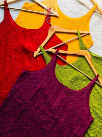 Premium Viscose Sleveless Short Kurti - chikankariofficial