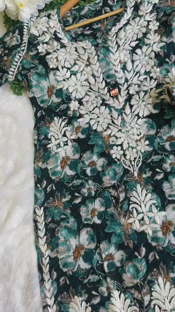 Mul Cotton Gharara Set