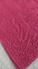 Dyed Modal kurti & plazzo Heavy 3d worked