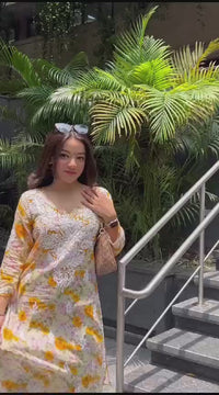 Soft Mul Printed Kurtis