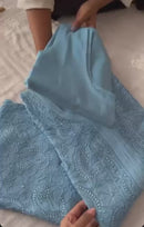 Hania Amir Resham Viscose Jall