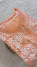 Elegant Modal Soft chikankari kurta
