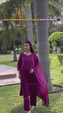 Rangrez Handcrafted Soft Rayon 3pc Ombre Set