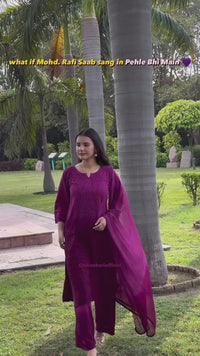 Rangrez Handcrafted Soft Rayon 3pc Ombre Set