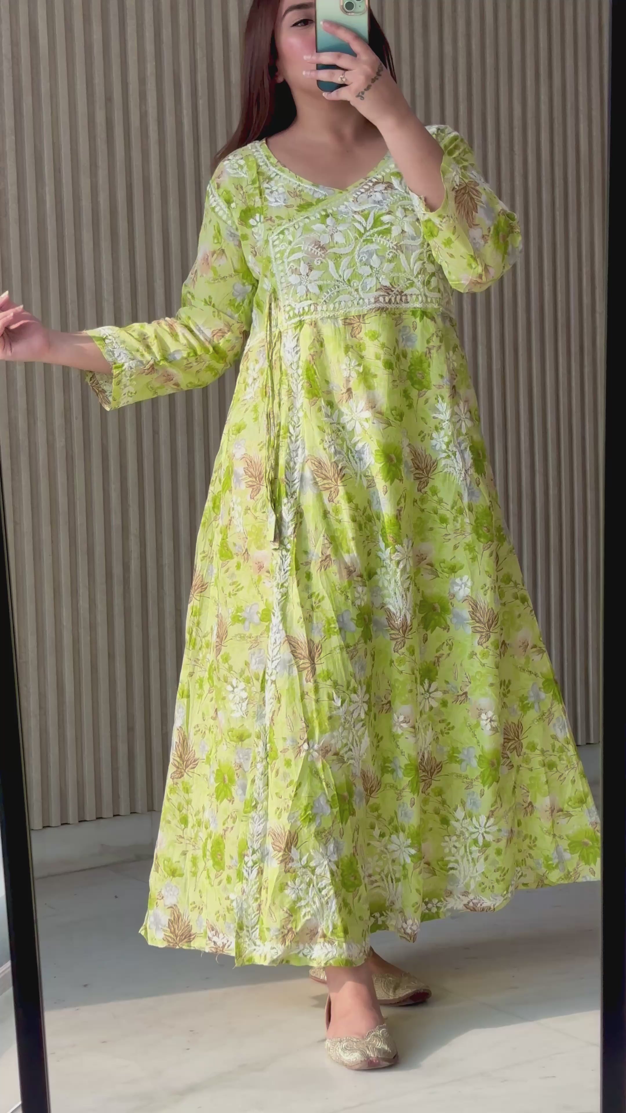 MulMul Angharka Heavy Top with Pant