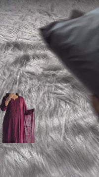 Zoya Handmade with Muqaish Soft 3pc Rayon Set