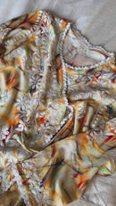 Soft Digital Print Rayon Side Dori Angrakha