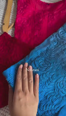 3d Rose Panel Viscose Kurta plazzo set