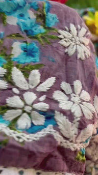 Ayaat Mul Gown combo Hand embroidered