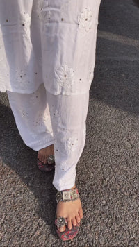 Muqaish Co ord Rayon Chikankari