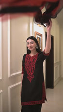 Hayaat Party Wear 3pc Pure Silk Set