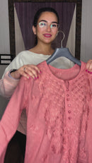 Chikankari Dobby cotton Plazzo set