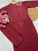 Pure dobby Cotton Muqaish work - chikankariofficial