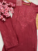 Pure dobby Cotton Muqaish work - chikankariofficial