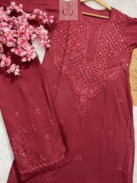 Pure dobby Cotton Muqaish work - chikankariofficial