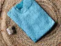 Pure Handworked Viscose Kurti - chikankariofficial