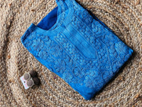 Pure Handworked Viscose Kurti - chikankariofficial