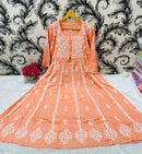 Pure Modal Cotton Frock - chikankariofficial