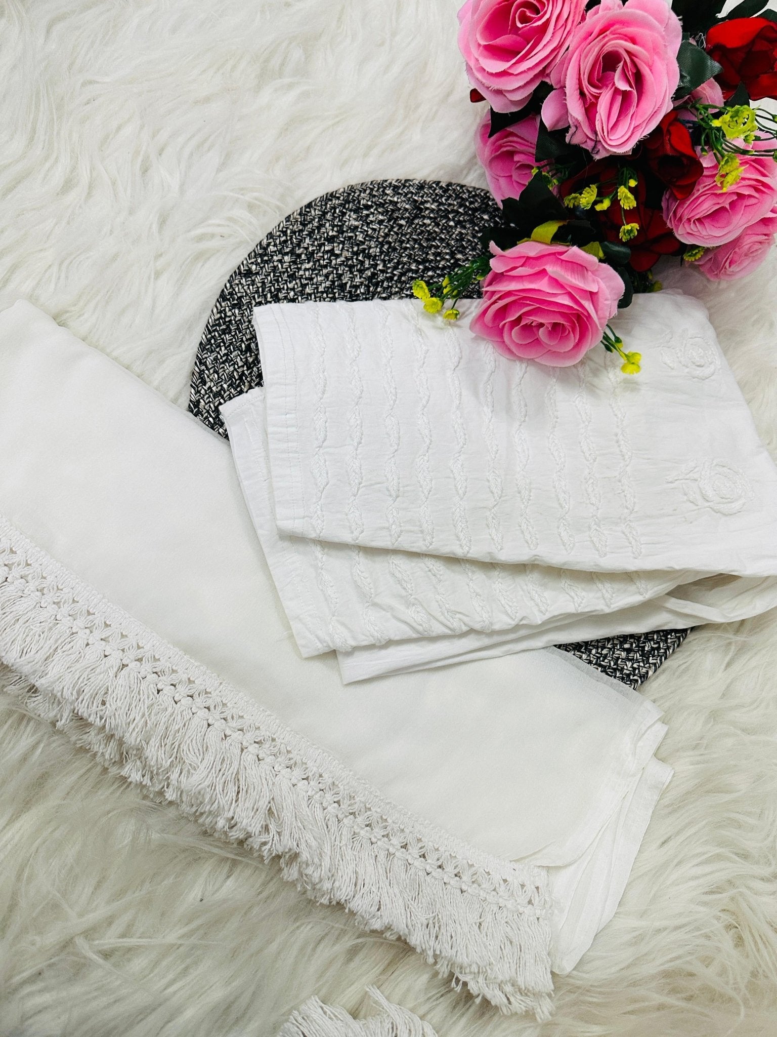 Pure Modal Quality embroidery Work - chikankariofficial