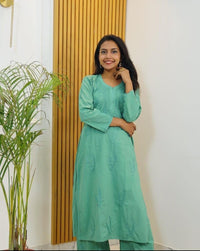 Pure Mul Cotton Plazzo Combo - chikankariofficial