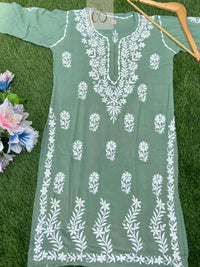 Pure Soft modal kurtis - chikankariofficial
