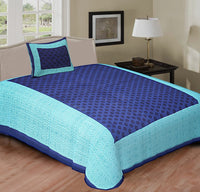 Random Designs Bedsheets 1 free Pillow cover - chikankariofficial