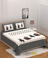 Random Printed Bed Sheets - chikankariofficial