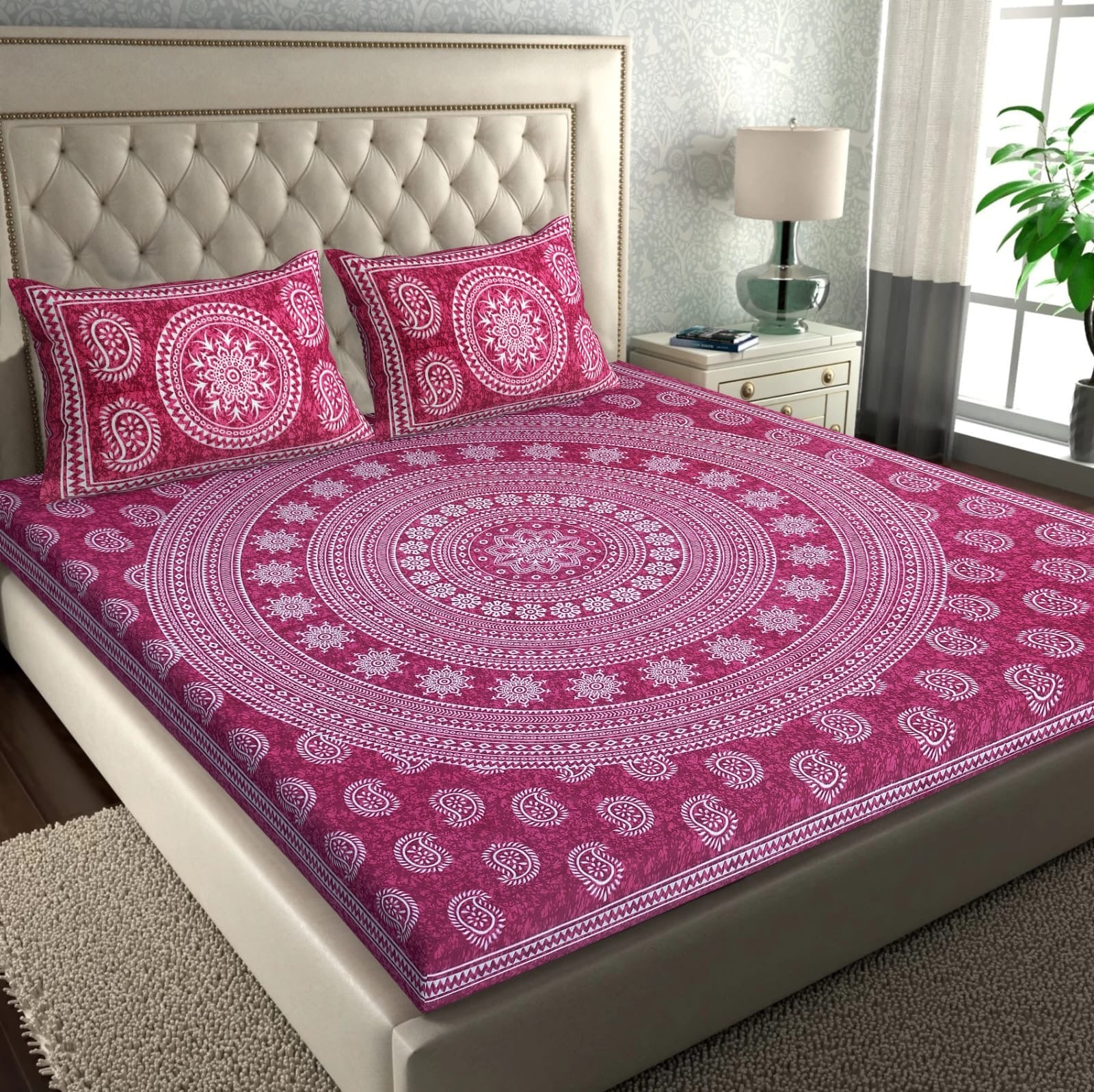 Random Printed Bedsheets - chikankariofficial