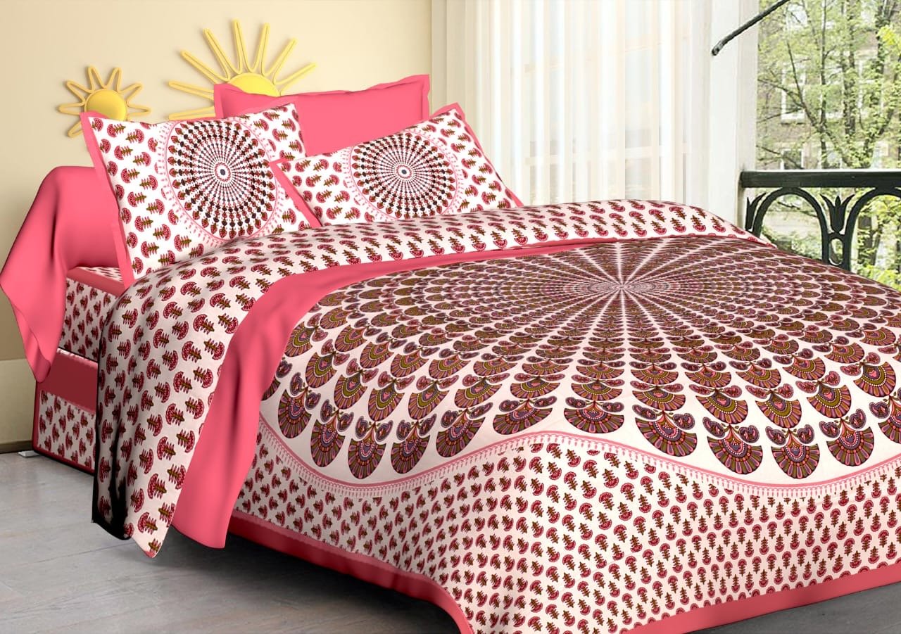 Random Printed Bedsheets - chikankariofficial