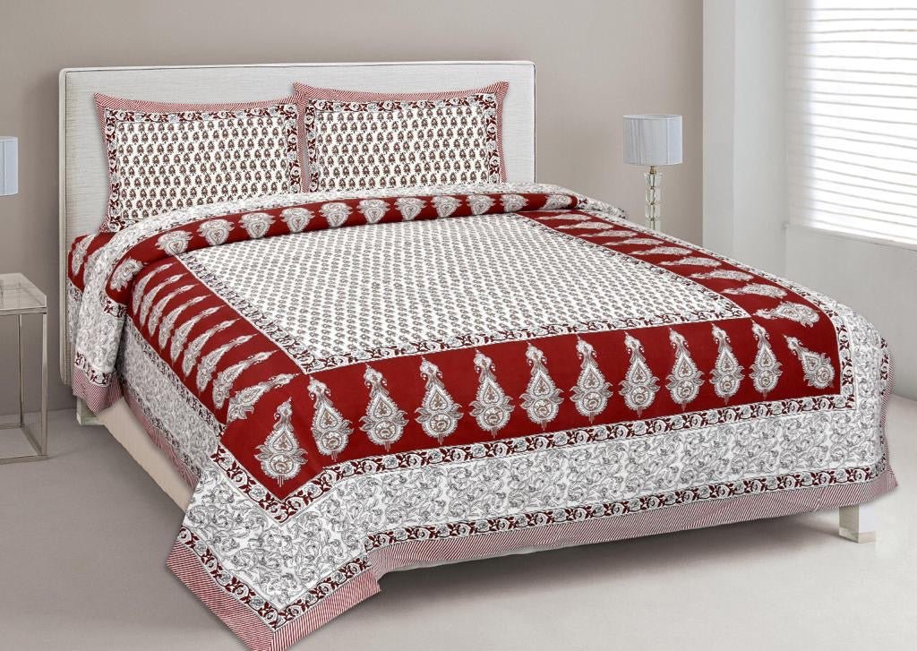 Random Printed Bedsheets - chikankariofficial
