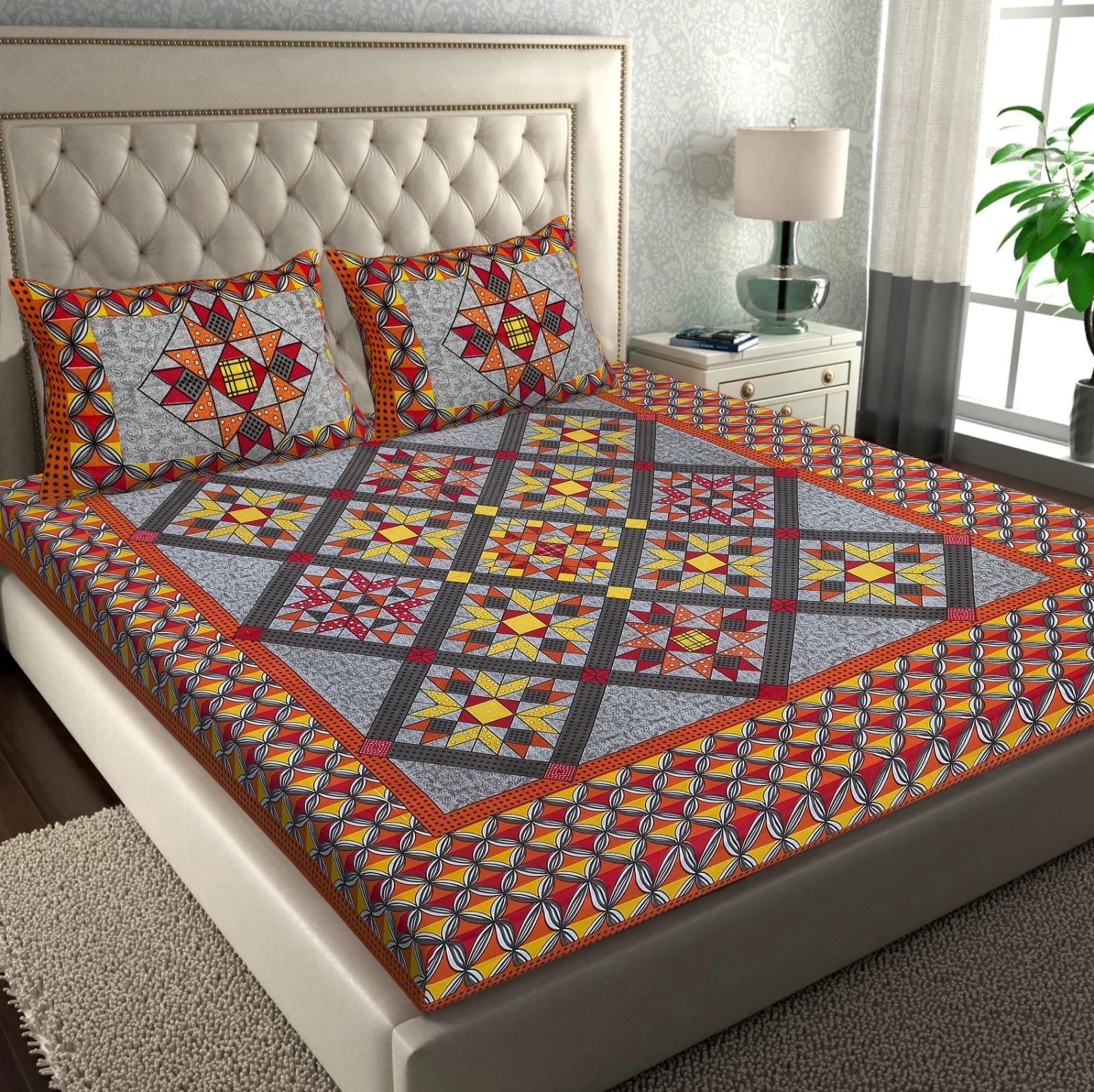 Random Printed Bedsheets - chikankariofficial