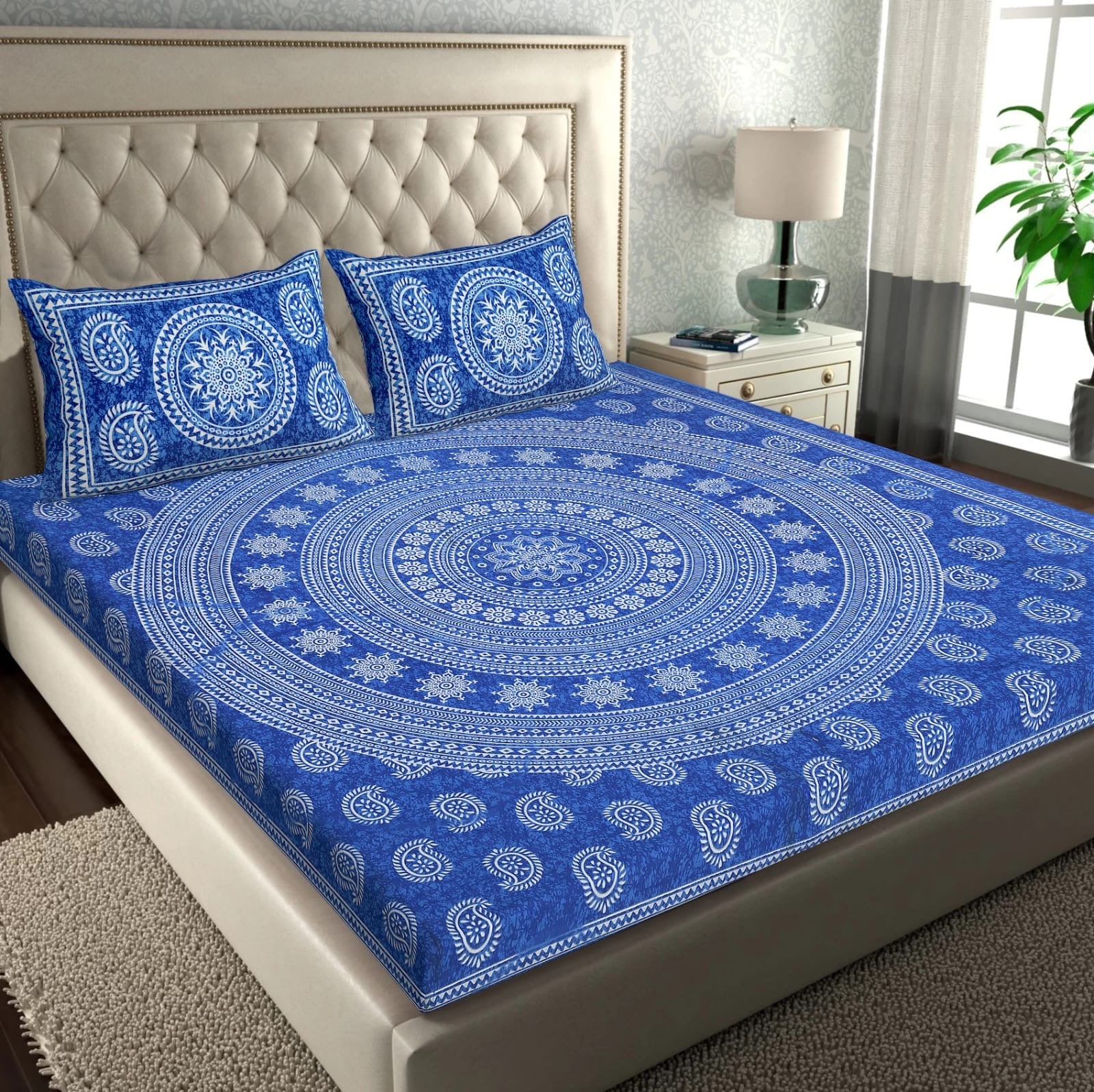 Random Printed Bedsheets - chikankariofficial