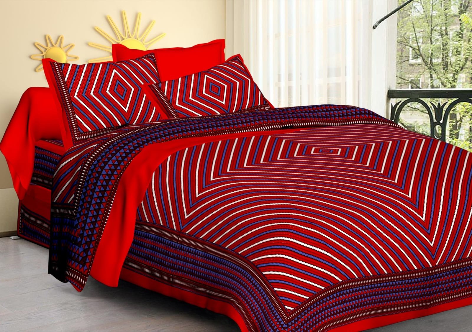 Random Printed Bedsheets - chikankariofficial