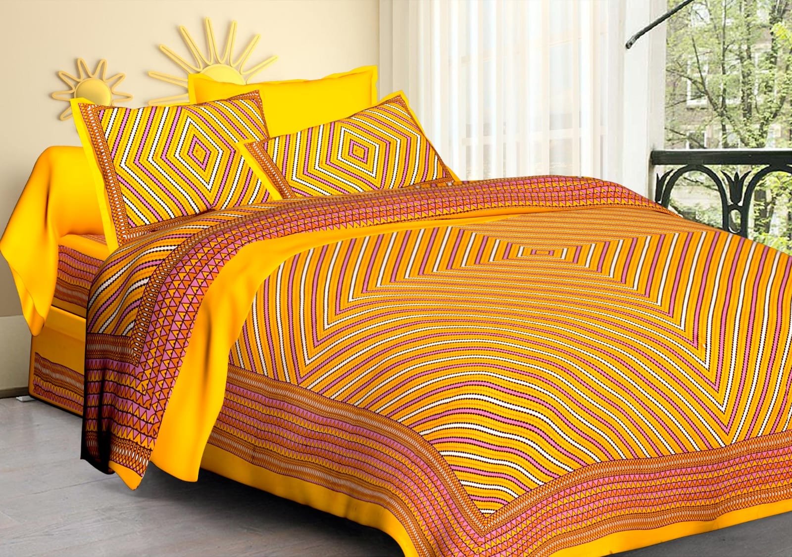 Random Printed Bedsheets - chikankariofficial