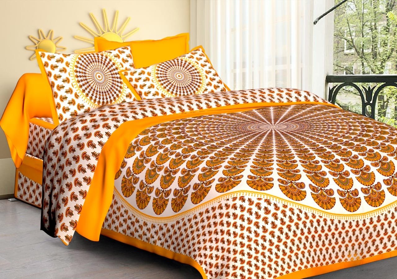 Random Printed Bedsheets - chikankariofficial