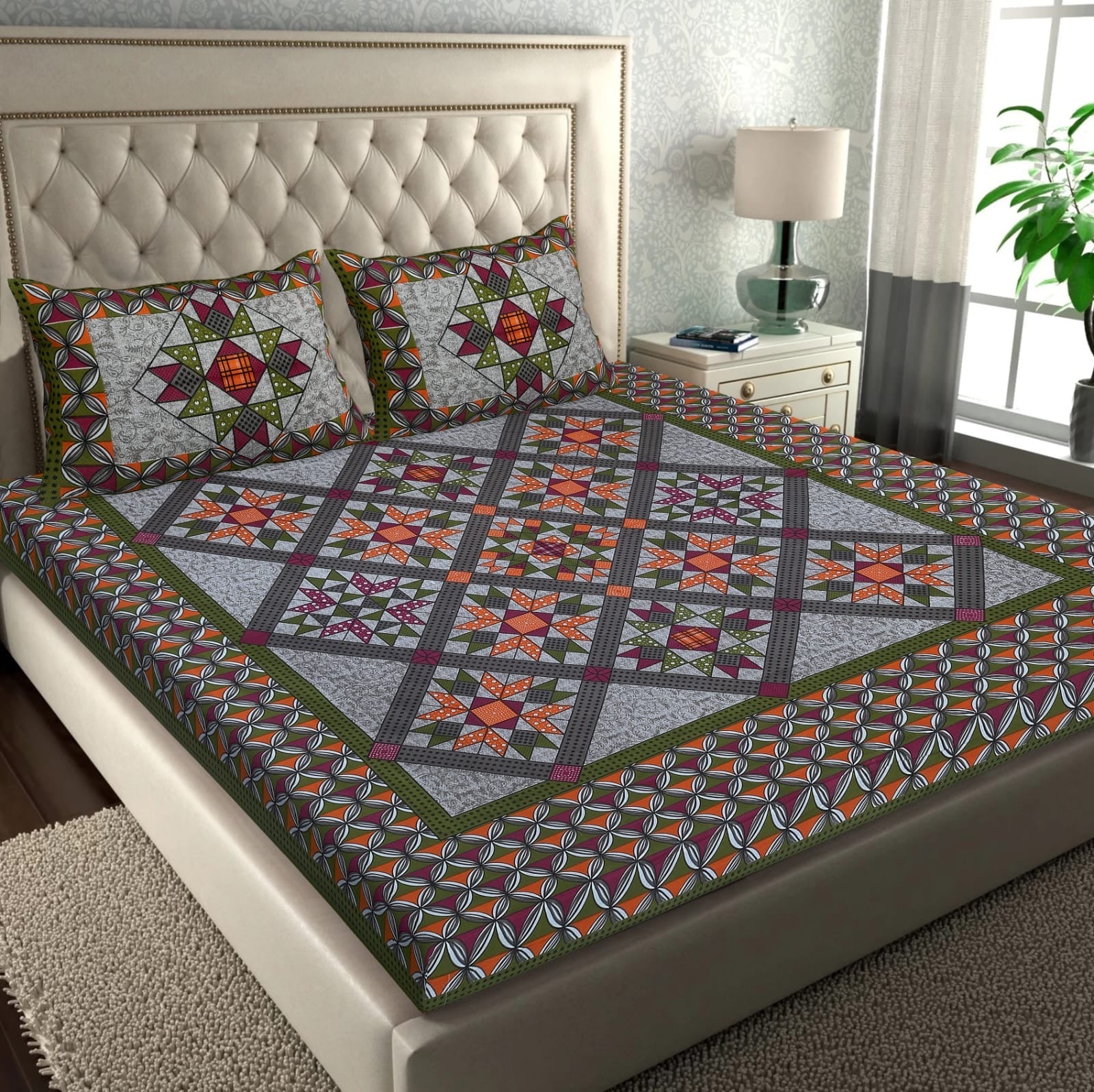 Random Printed Bedsheets - chikankariofficial