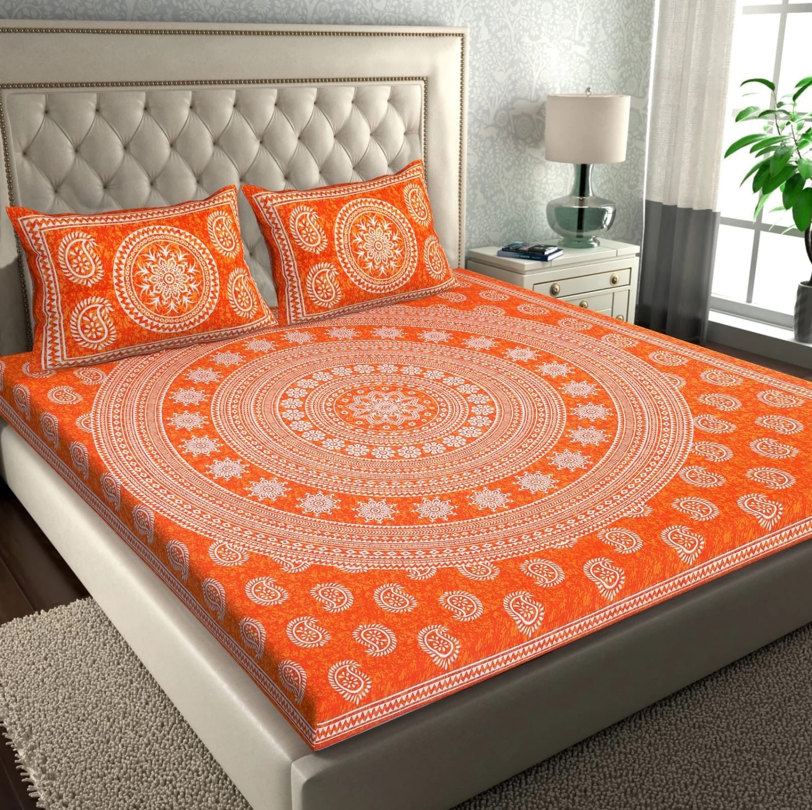 Random Printed Bedsheets - chikankariofficial