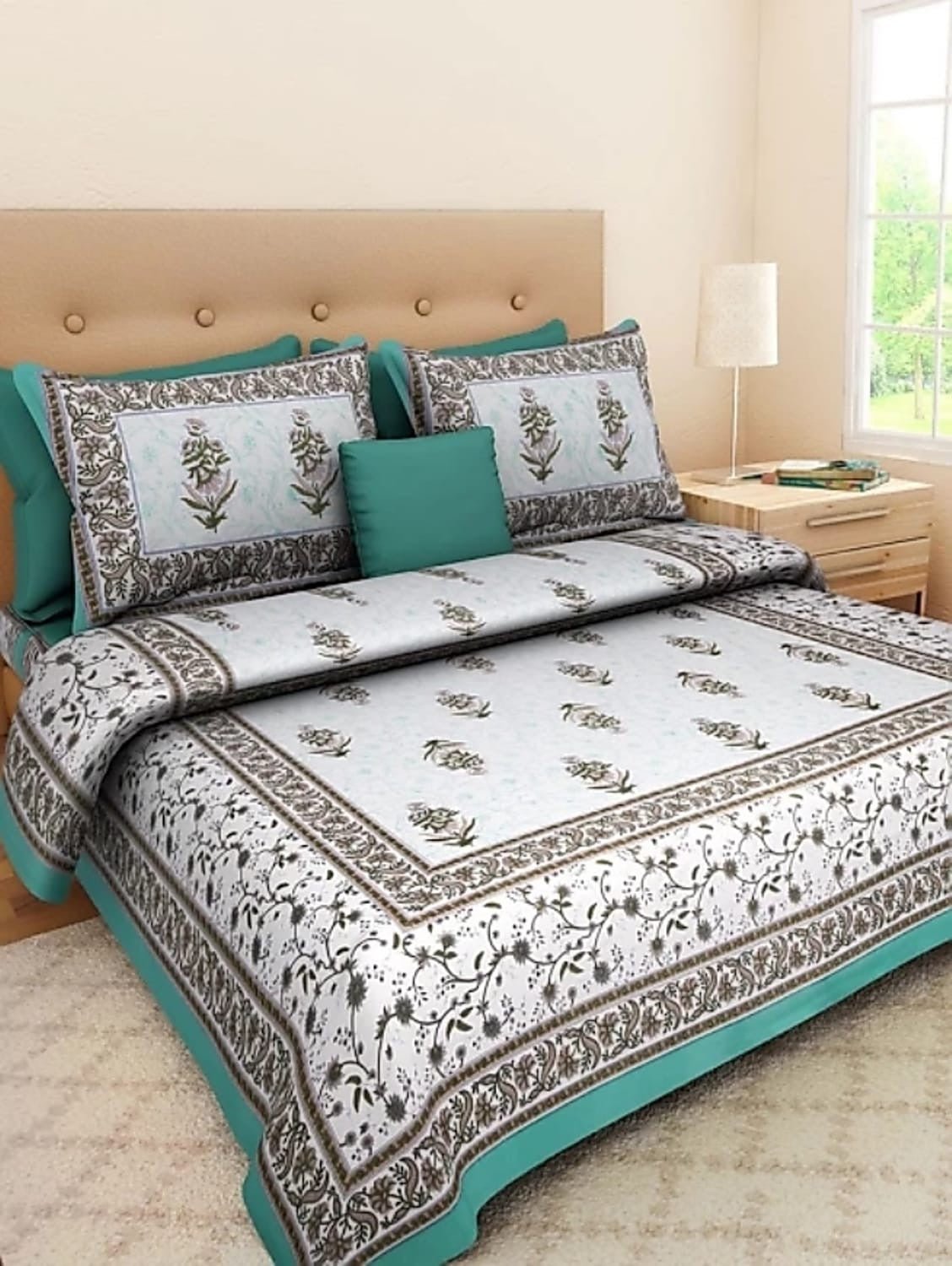 Random Printed Bedsheets - chikankariofficial