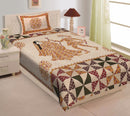 Random Printed Bedsheets with 1 Pillow - chikankariofficial
