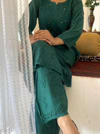 Rayon Beautiful Muqaish Set - chikankariofficial