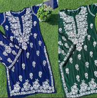 Rayon Chikankari Combo - chikankariofficial