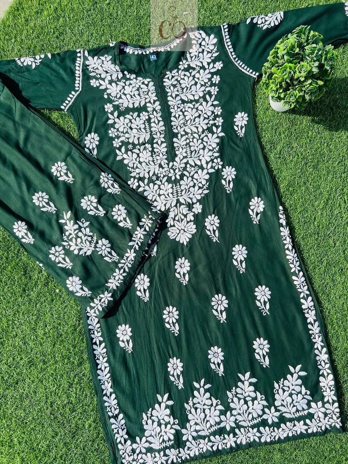 Rayon Chikankari Combo - chikankariofficial